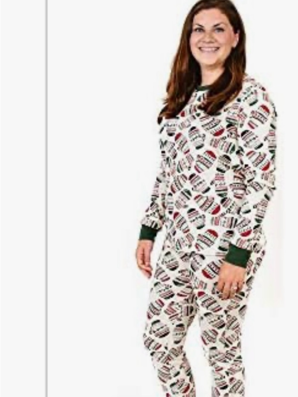 Burt's Bees Baby Women’s Merry Mittens Pajamas set Organic Cotton Blend Small